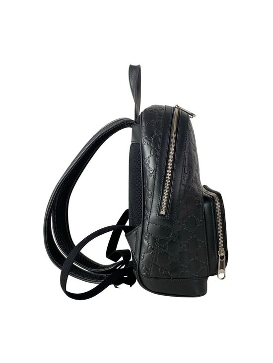 Gucci Backpack Guccissima Line Black Leather main image 11